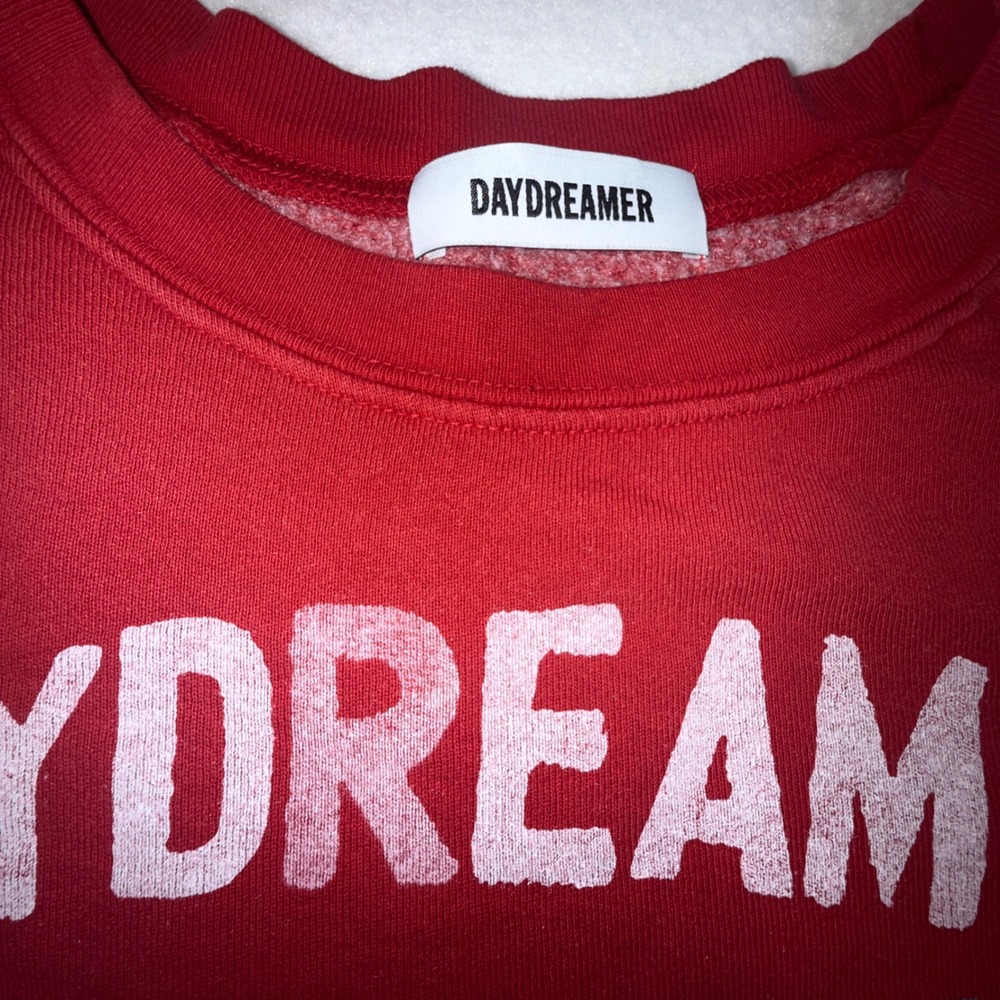 Daydreamer Athletic Dept Hockey Club Sweatshirt Red Graphic Pullover Small NWOT - Picture 4 of 9
